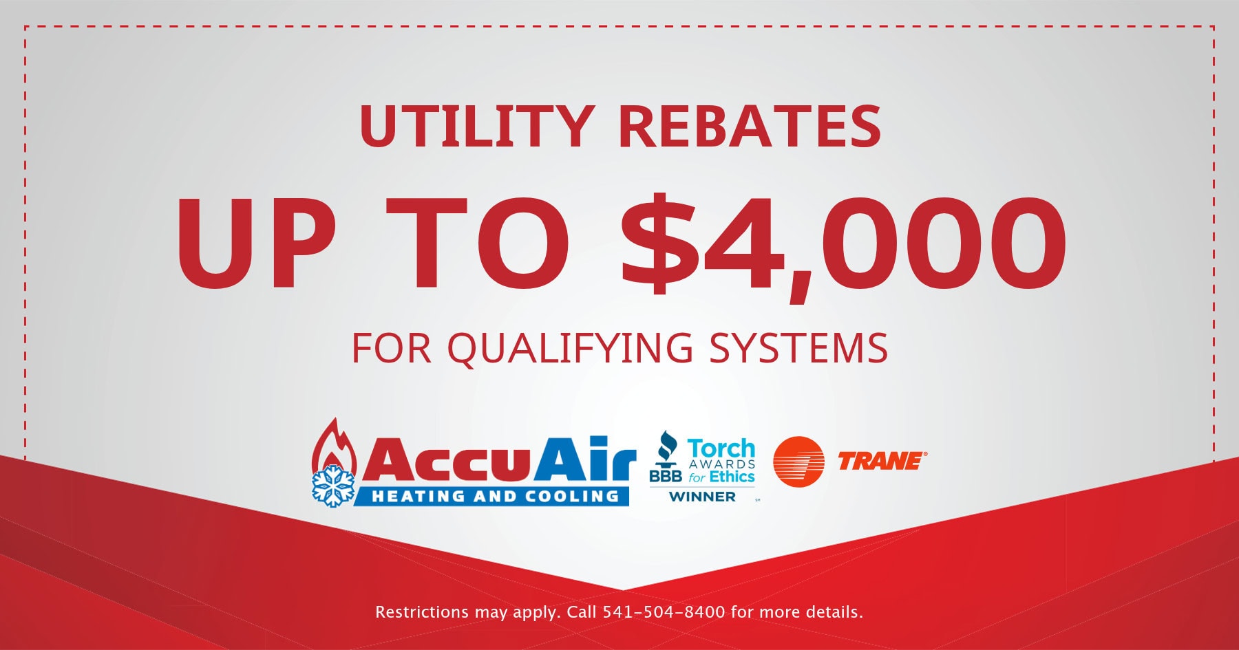 utility rebates up to $4000 for qualifying systems.