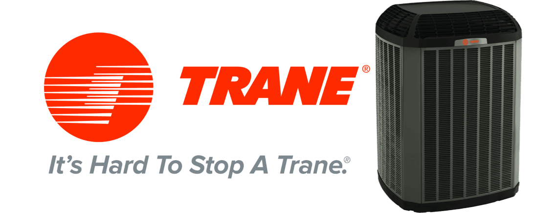 trane-logo and unit